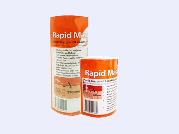 Pre Taped Masking Film